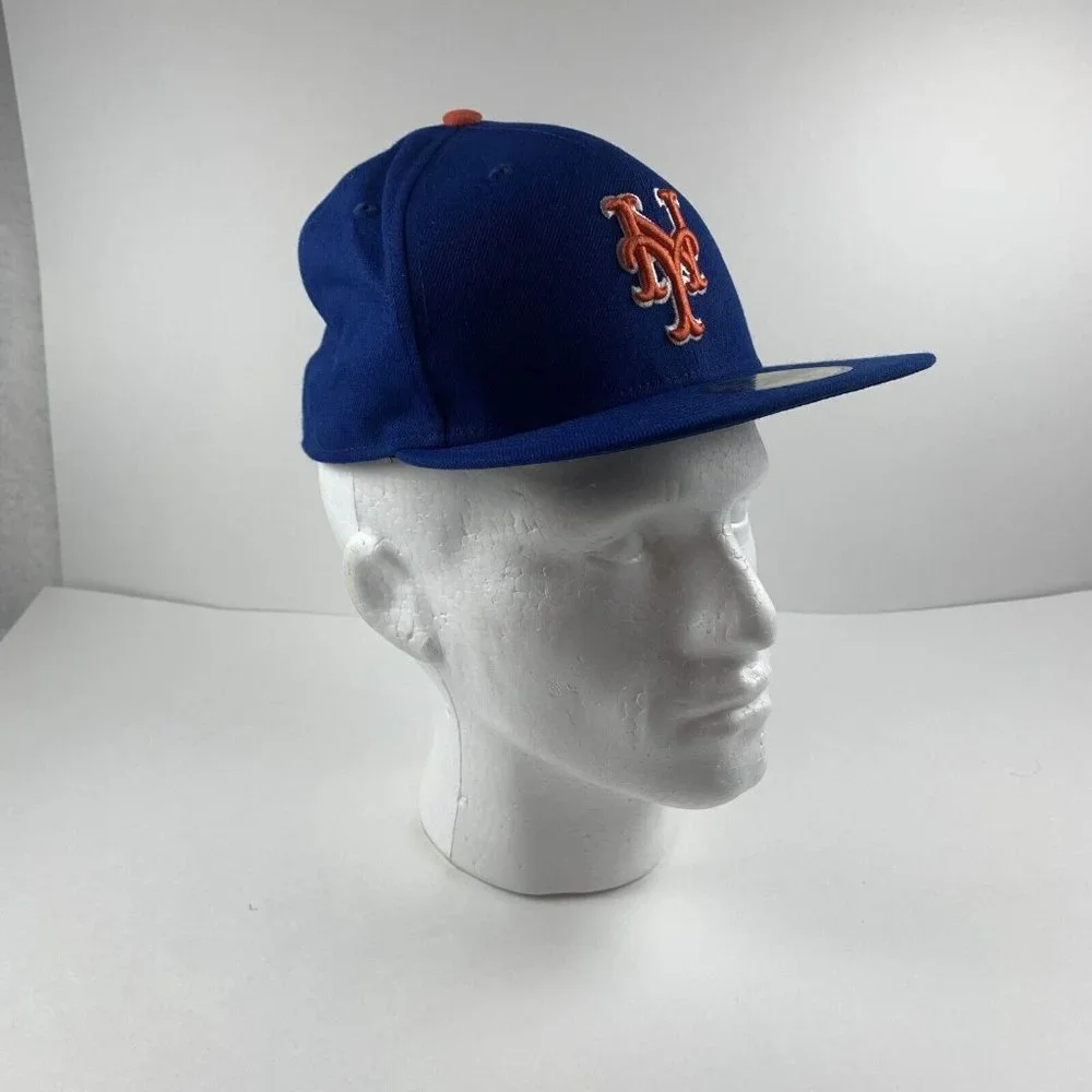 New Era 59FIFTY Cap/Hat Men's 7.5‎ Blue New York Mets Alternate MLB Fitted S8367